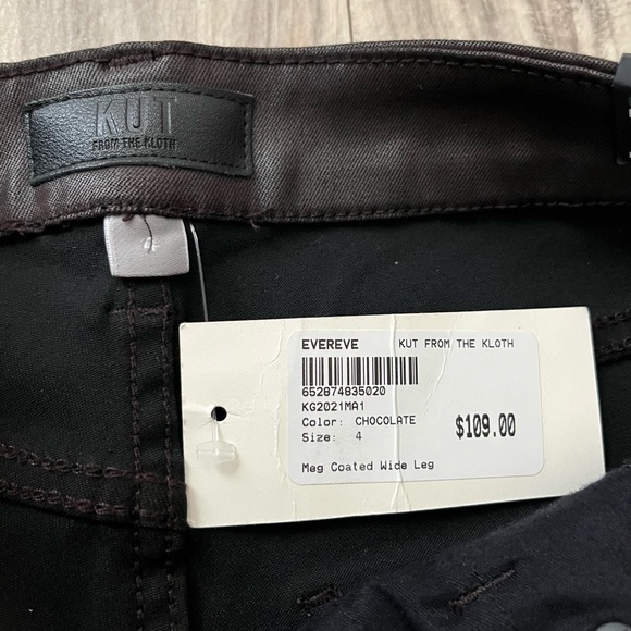 Kut from the Kloth Chocolate Wide-Leg Pants - Picture 4 of 6